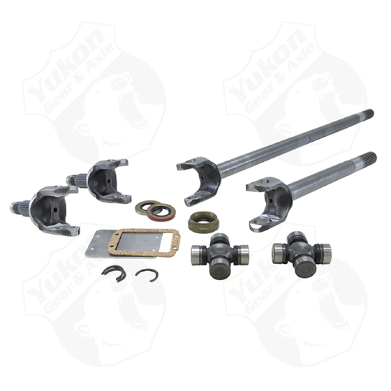 Jeep TJ Rubicon Axle Kit - Front - Yukon Gear & Axle - 4340 Chromoly - `03-`06